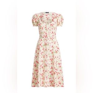 Polo Ralph Lauren- Floral Linen Dress - Size 12